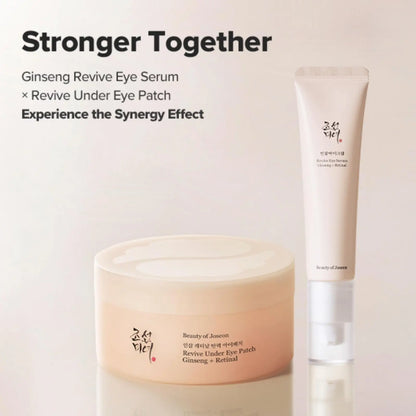 Revive Eye Serum & Patch Duo - Ginseng + Retinal Anti-Wrinkle Under-Eye Care