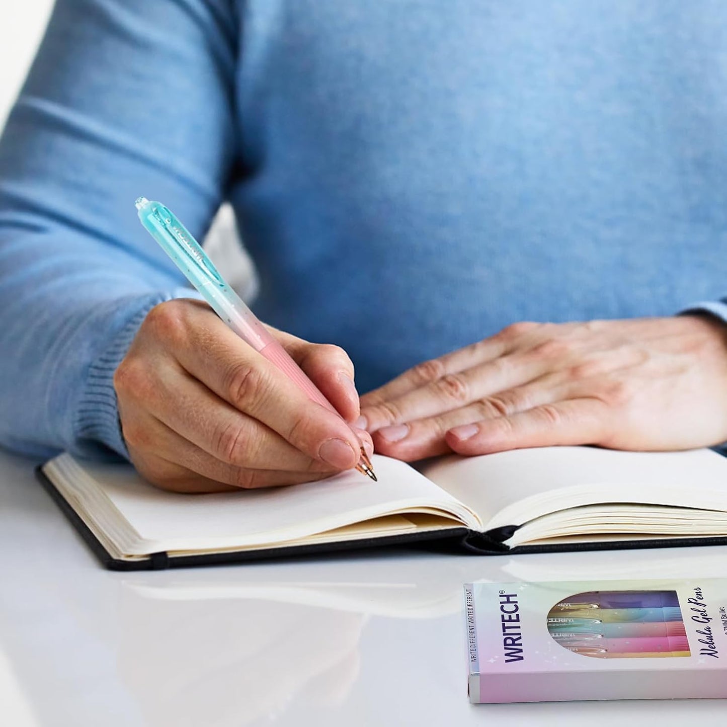 Smooth Quick-Dry Retractable Gel Pens (0.7mm Fine Point)