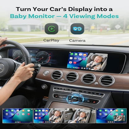 Wireless CarPlay Adapter & 1080P HD Baby Car Camera