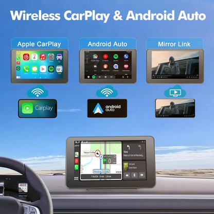 Next-Gen Drive: 2026 Upgraded 7" Wireless CarPlay & Android Auto Screen