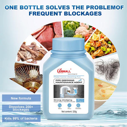 Heavy Duty Drain Cleaner & Fast Pipe Unblocker Gel