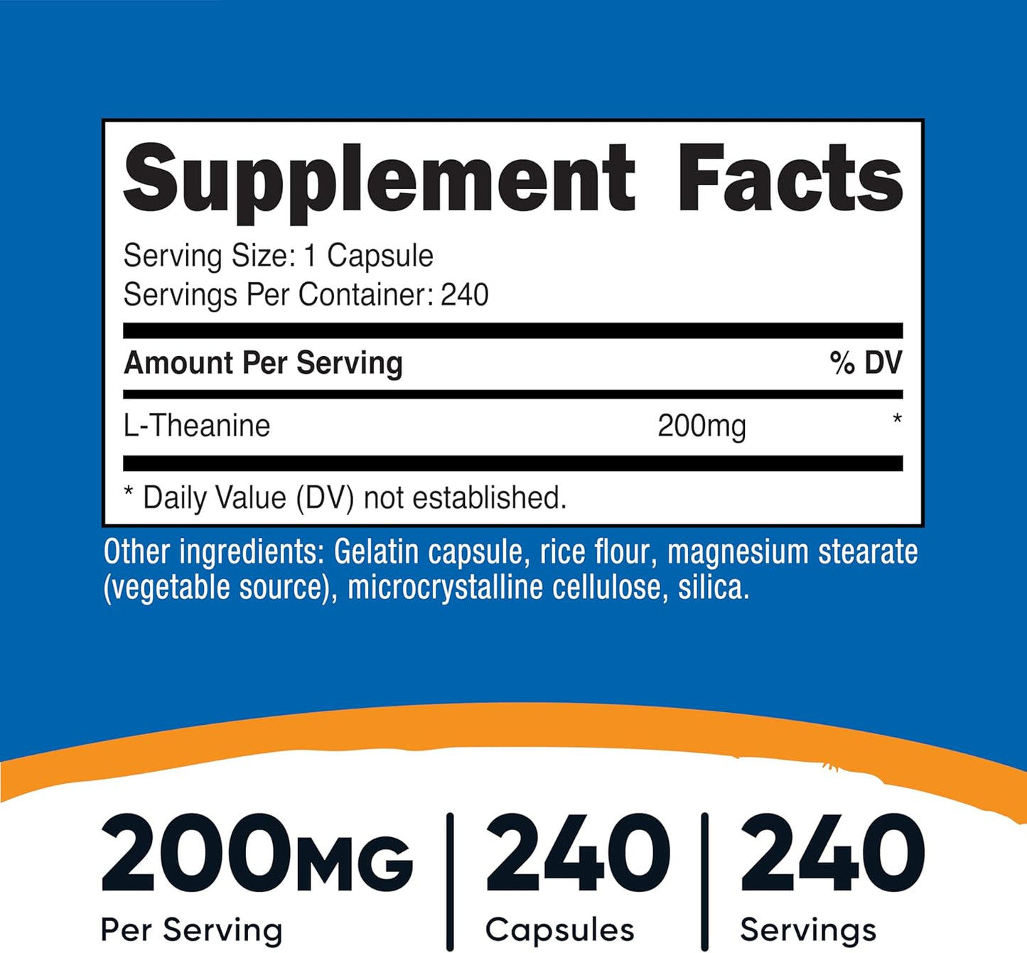 Master Your Calm: Nutricost Pure L-Theanine 200mg