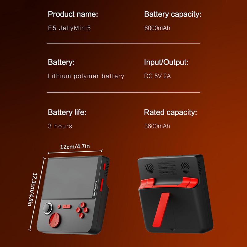 5 Inch HD Screen Handheld Game Console