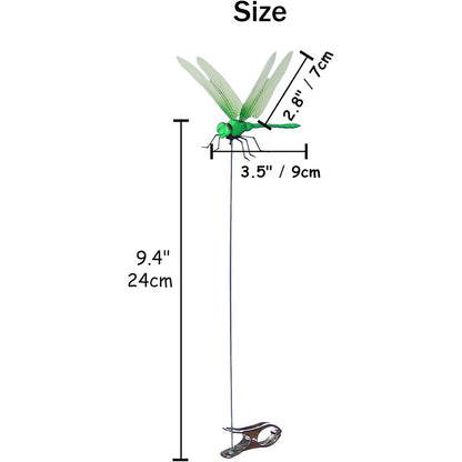 Nature's Guard: 3D Lifelike Dragonfly Deterrent & Garden Decor - 12 PCS per Pack