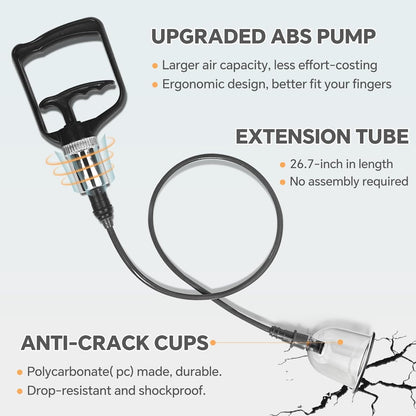 Relieve Muscle Pain and Sculpt Your Body With 12-Level Smart Electric Cupping Massager
