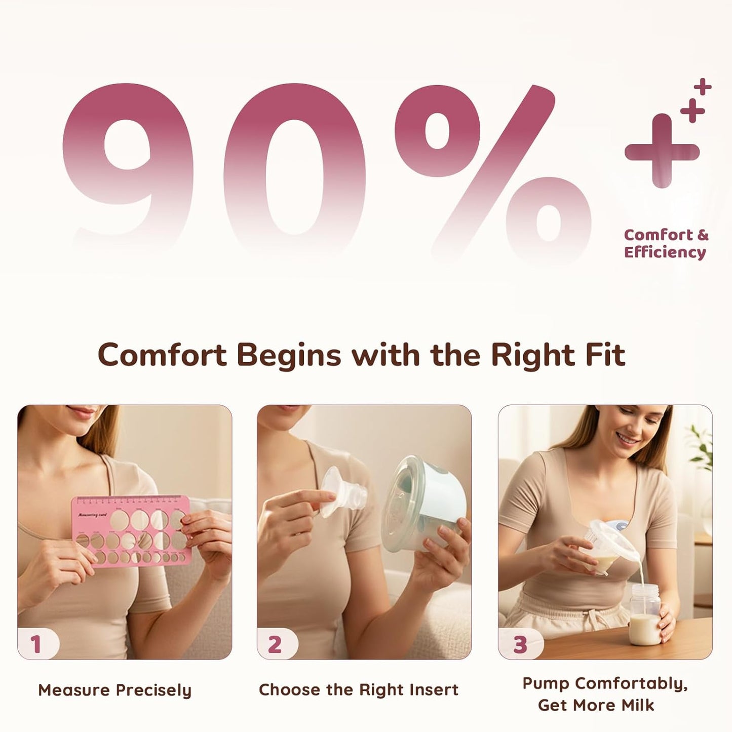 Painless Pumping. Perfect Fit Every Time.