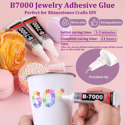 Unleash Your Sparkle: 37,000Pcs Premium Resin Jelly Rhinestone Kit