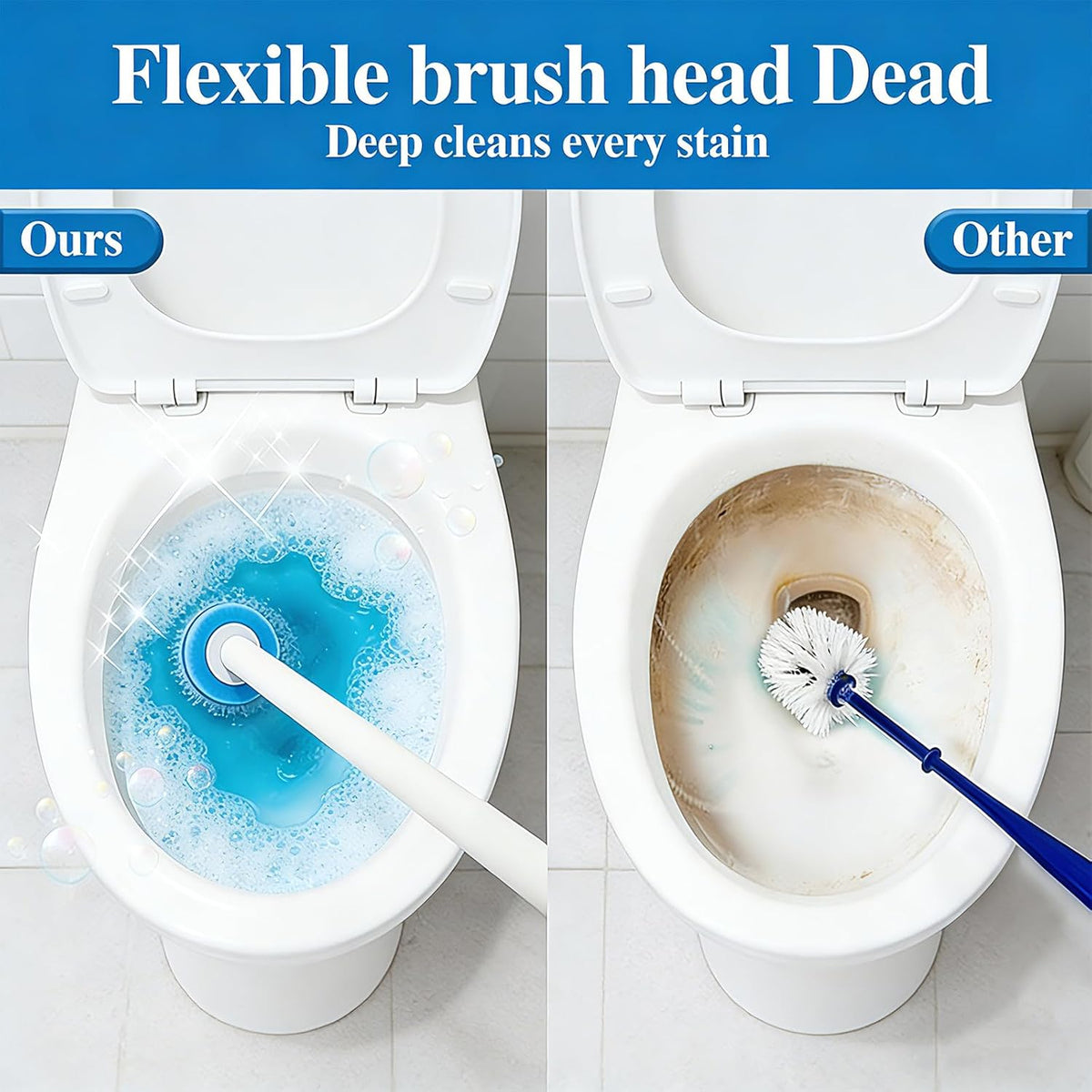 【Limited Time Buy 3 Get 1 Free】 Disposable Toilet Brush Kit for Easy Bathroom Cleaning