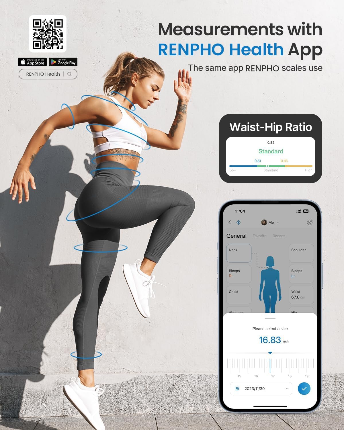 Precision Redefined: RENPHO Smart Bluetooth Body Tape Measure
