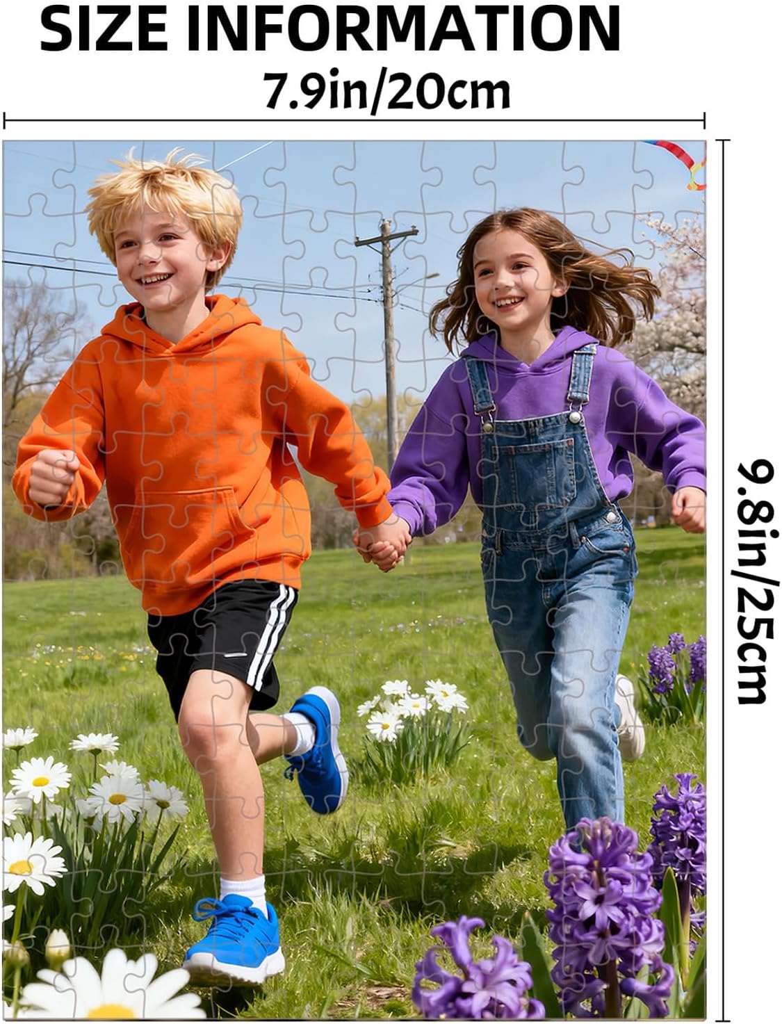 Custom Wooden Jigsaw Puzzles - 200/300/500/1000/1500 Piece Photo Gift Sets for Adults & Kids - Pet, Wedding, Family Memory Keepsake