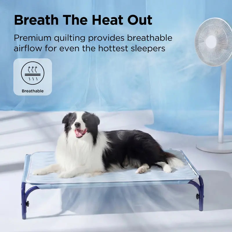 Instant Self-Cooling Pet Mat - Pressure-Activated Chill Pad for Dogs & Cats