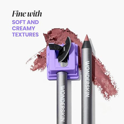 German-Precision Makeup Pencil Sharpener for Ultra-Smooth, Zero-Break Sharpening