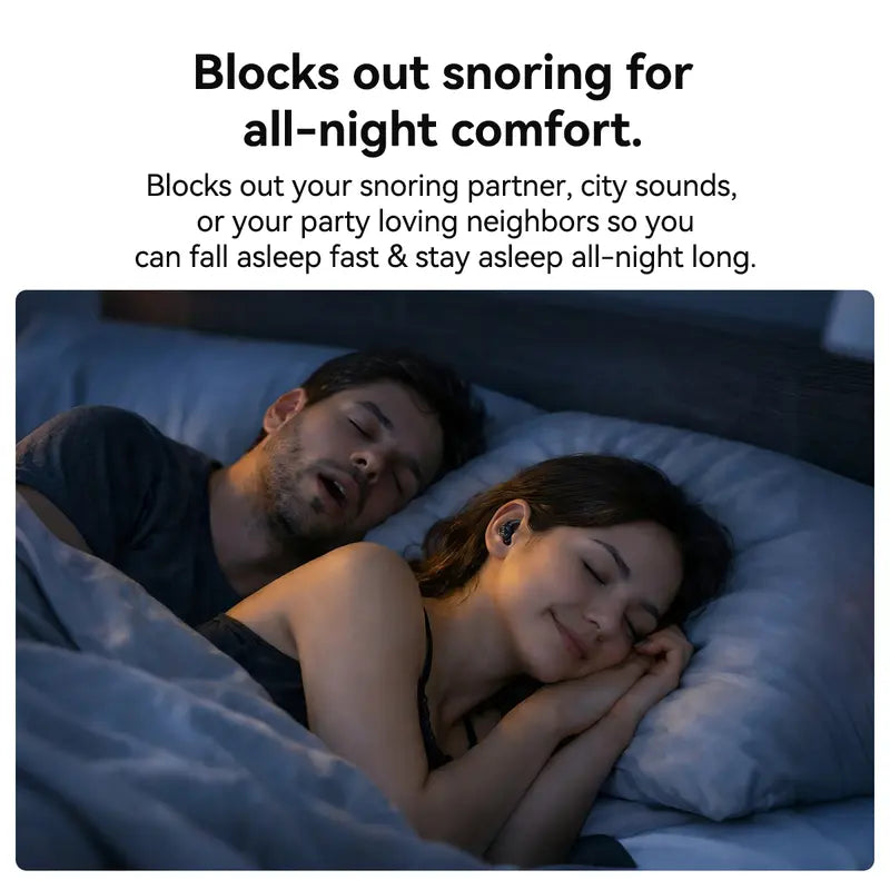 Sleep Soundly, Wake Refreshed — The World’s Slimmest Invisible Sleep Buds