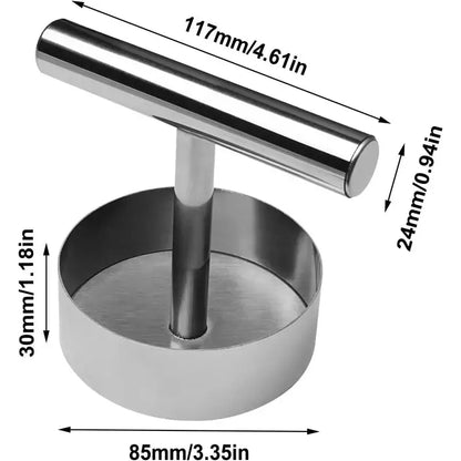 Craft Perfect Smash Burgers In Seconds With Premium Stainless Steel Press