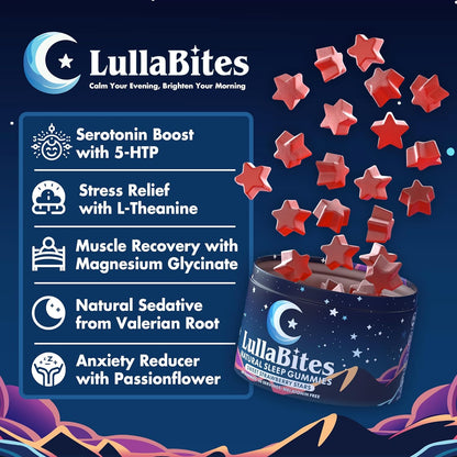 LullaBites™ | Your Nightly Ritual for Better Dreams & Stress-Free Sleep