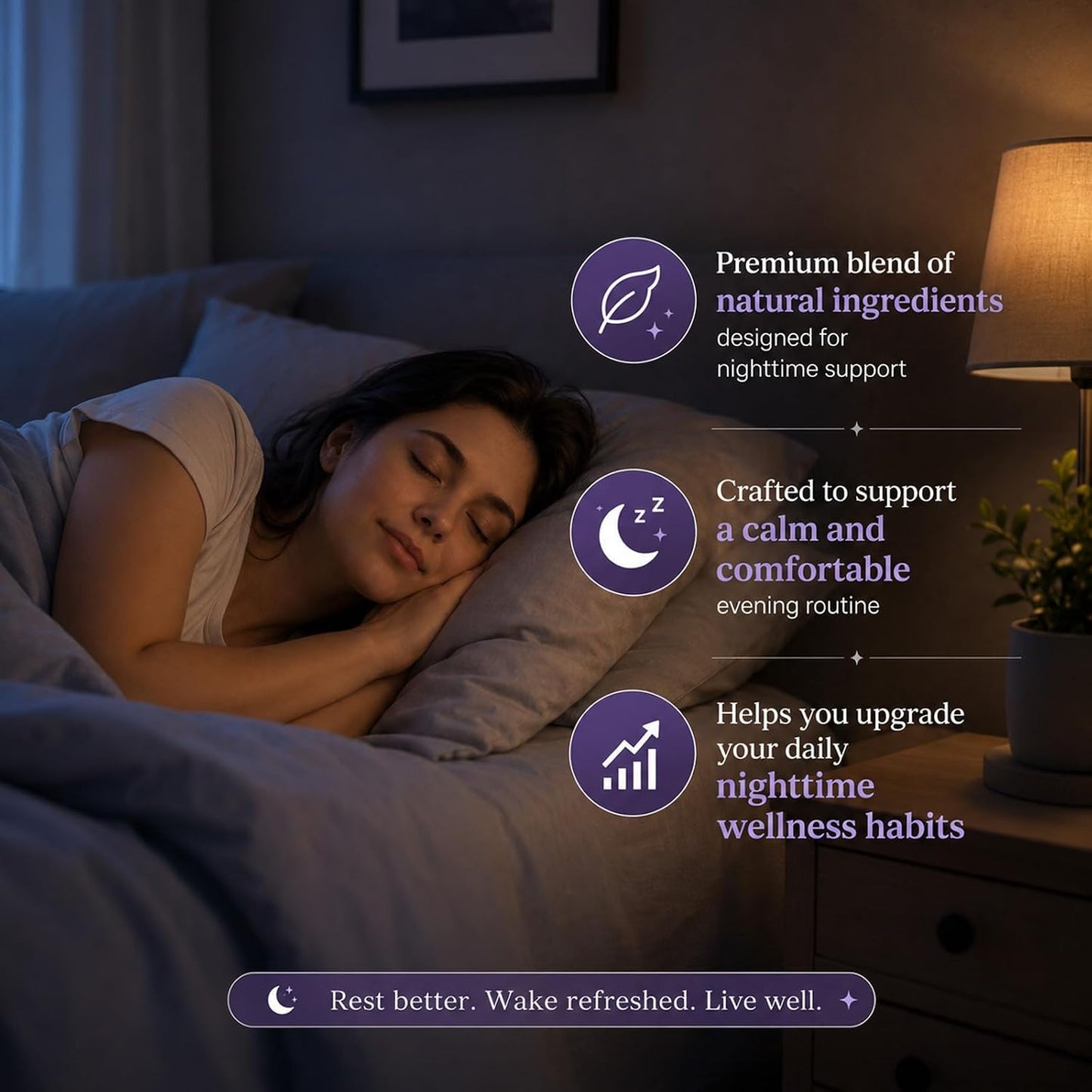 Natural Sleep Gummies for Deep Restful Sleep