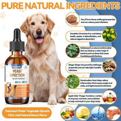 [🎁 BUY 1 GET 1 FREE] Fast-Acting Natural Yeast Infection & Itching Relief Drops for Dogs