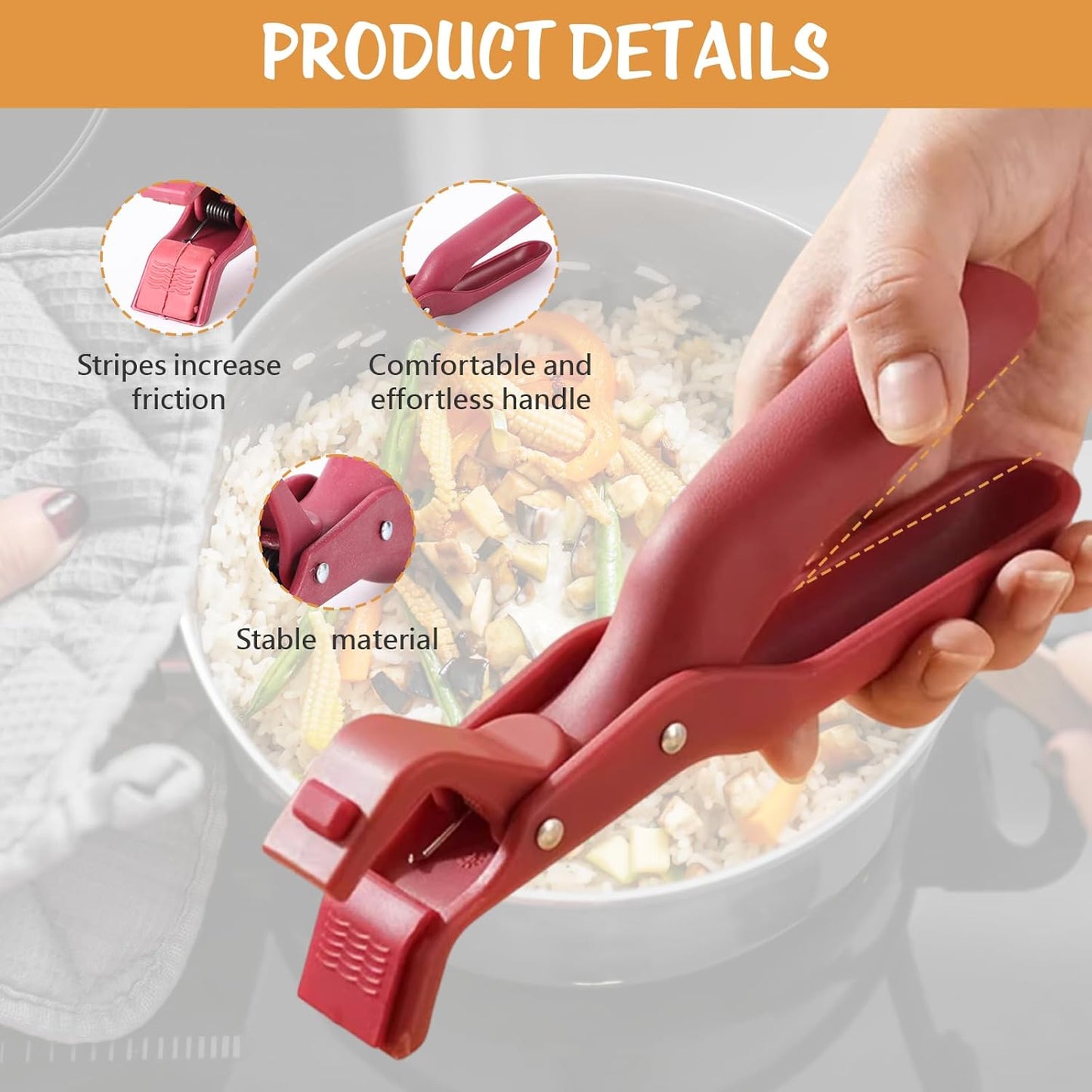 Protect Your Hands with the Multi-Purpose Anti-Scald Hot Plate Gripper