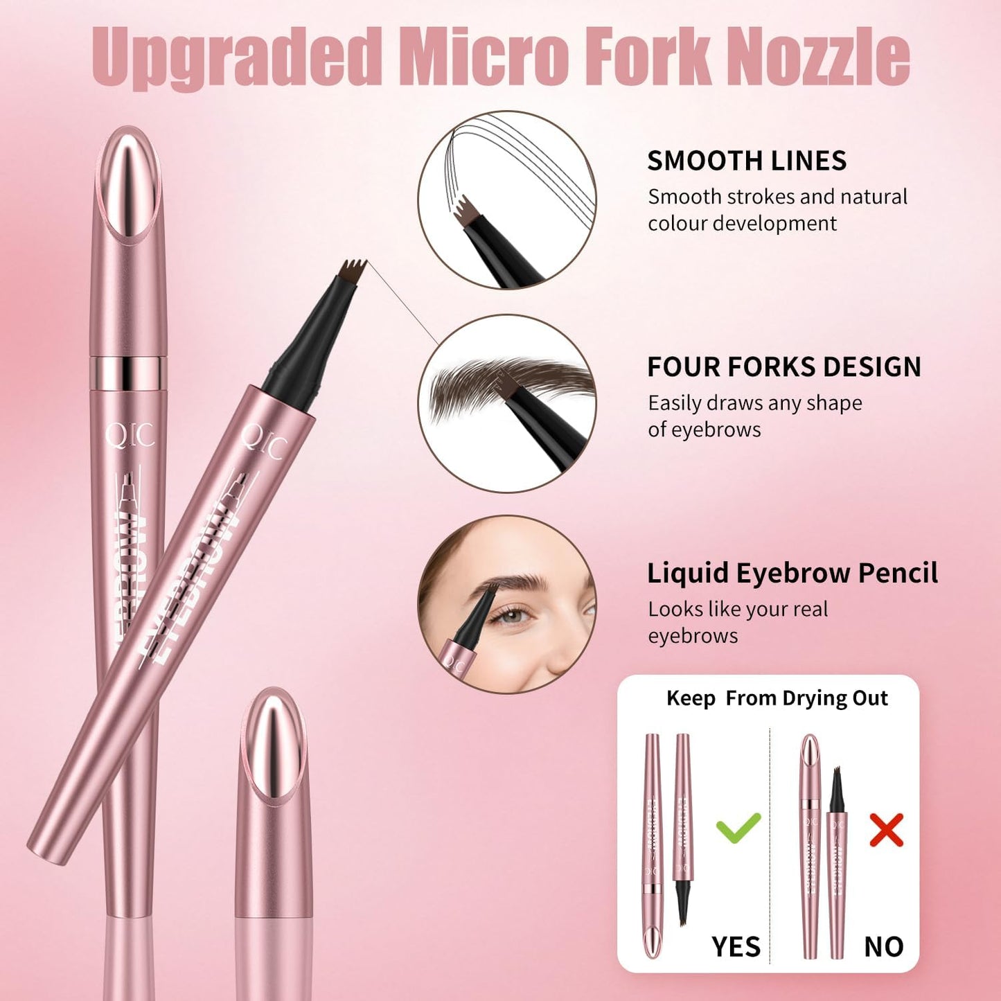 Brow Perfection Reimagined: The 24H Micro-Fork Sculpting Pen