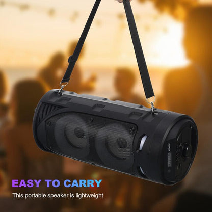 Ultra-Volume Bluetooth Party Speaker with Powerful Subwoofer & RGB Lights