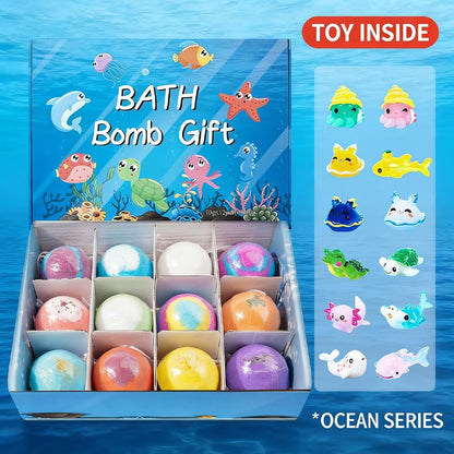 Fizzy Fun, Hidden Surprises: Premium Kids' Bath Bombs