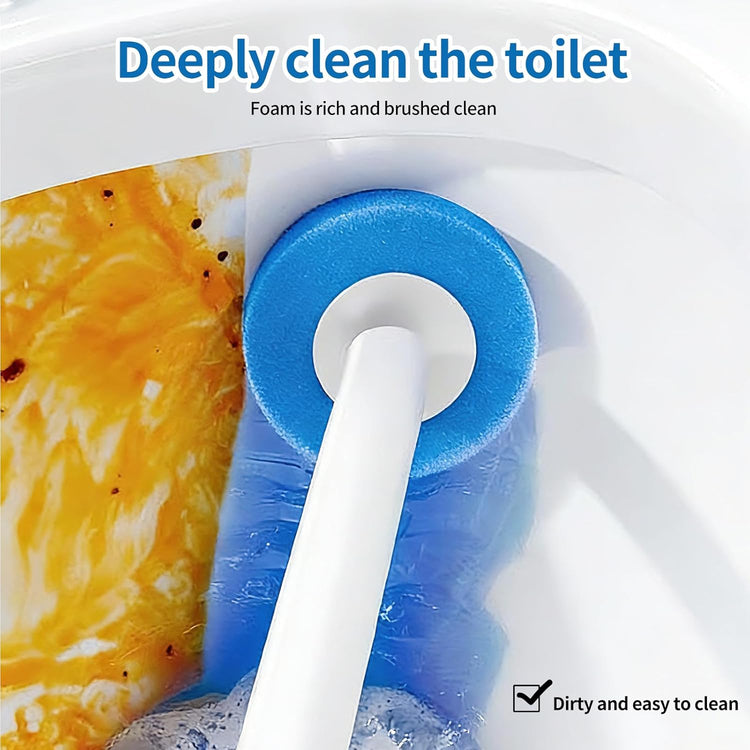 【Limited Time Buy 3 Get 1 Free】 Disposable Toilet Brush Kit for Easy Bathroom Cleaning