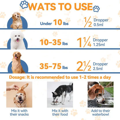 [🎁 BUY 1 GET 1 FREE] Fast-Acting Natural Yeast Infection & Itching Relief Drops for Dogs