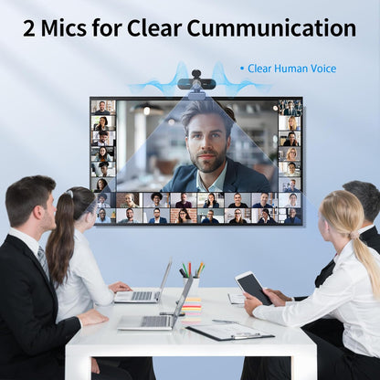 Elevate Your Professional Image With The Ultra-HD 4K AI Auto-Focus Webcam