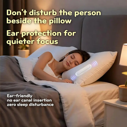 Bone Conduction Under-Pillow Sleep Speaker for Side Sleepers
