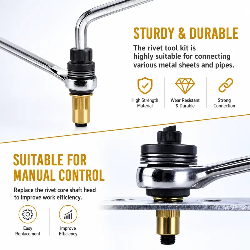 Turn Any Drill Into a Heavy-Duty Rivet Gun