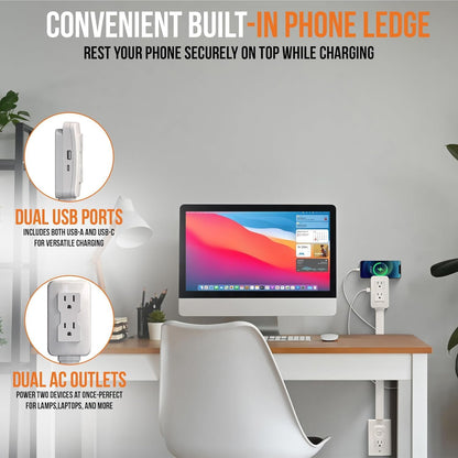 One Socket, Four Devices: The EZ Outlet 4-in-1 Power Extender