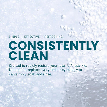 Keep Your Retainers Crystal Clear With Our Advanced 3-In-1 Tablets