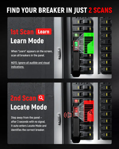 AC Circuit Breaker Finder Tool with LCD Display