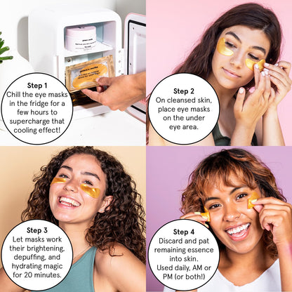 Revitalize Tired Eyes and Erase Dark Circles With Gold Energy