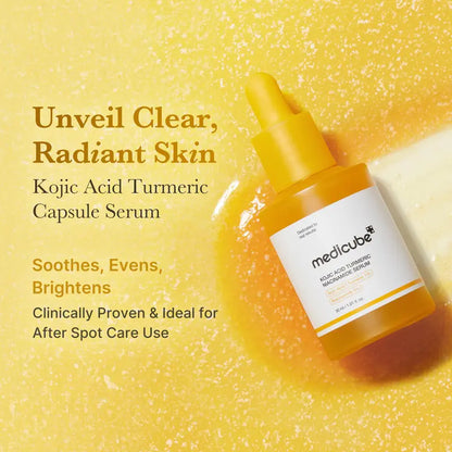 Microcurrent Facial Glow Device & Kojic Acid Turmeric Niacinamide Serum Set