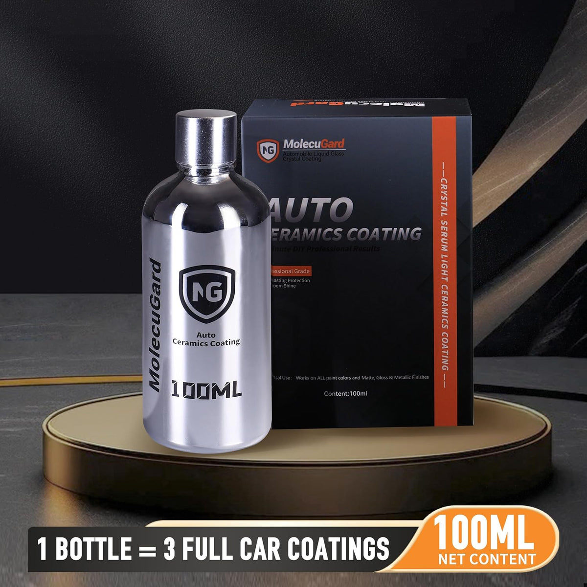 Get Showroom Mirror Shine & Ultra-Durable Crystal Protection In Minutes