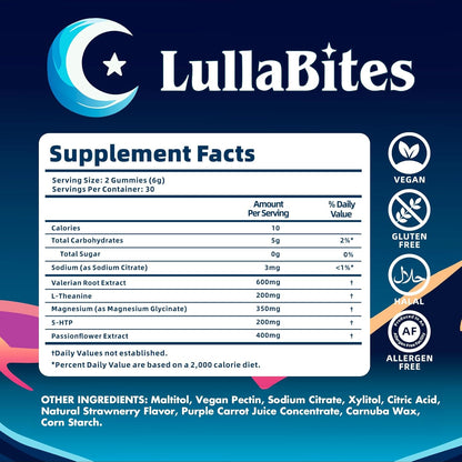 LullaBites™ | Your Nightly Ritual for Better Dreams & Stress-Free Sleep