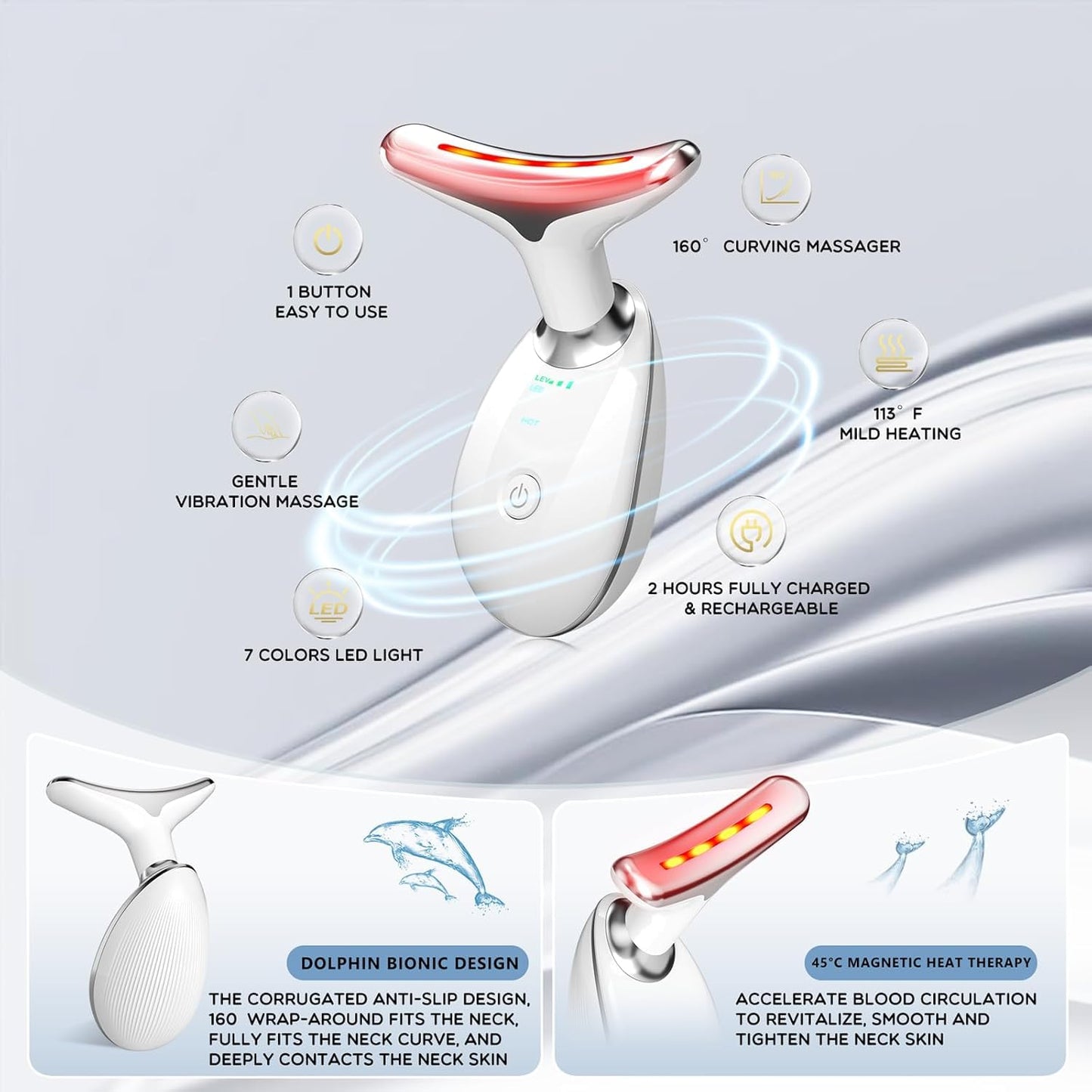 7-in-1 LED Photon Beauty Device: Sculpt, Lift & Rejuvenate Your Skin