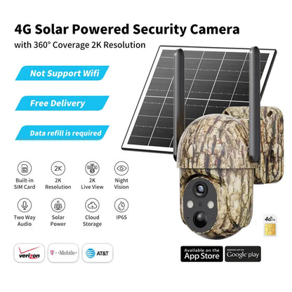 Total Security Anywhere with the 4G LTE Solar-Powered Wireless Camera