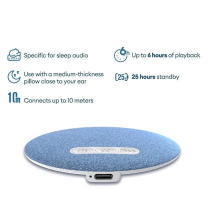Ultra-Thin Headphone-Free Pillow Speaker for Deep Sleep