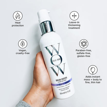 Instant Carb-Infused Hair Thickening Leave-In Treatment for Fine & Thin Hair