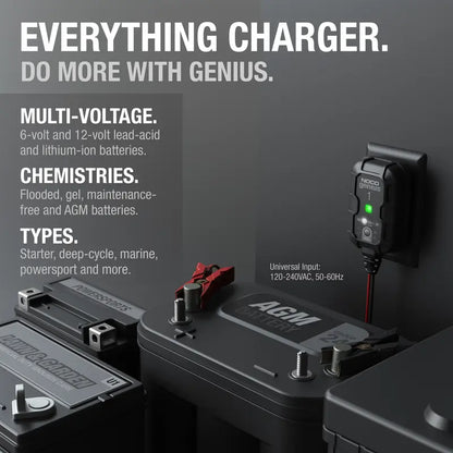 Smart Power, Total Control: NOCO GENIUS1 Battery Charger