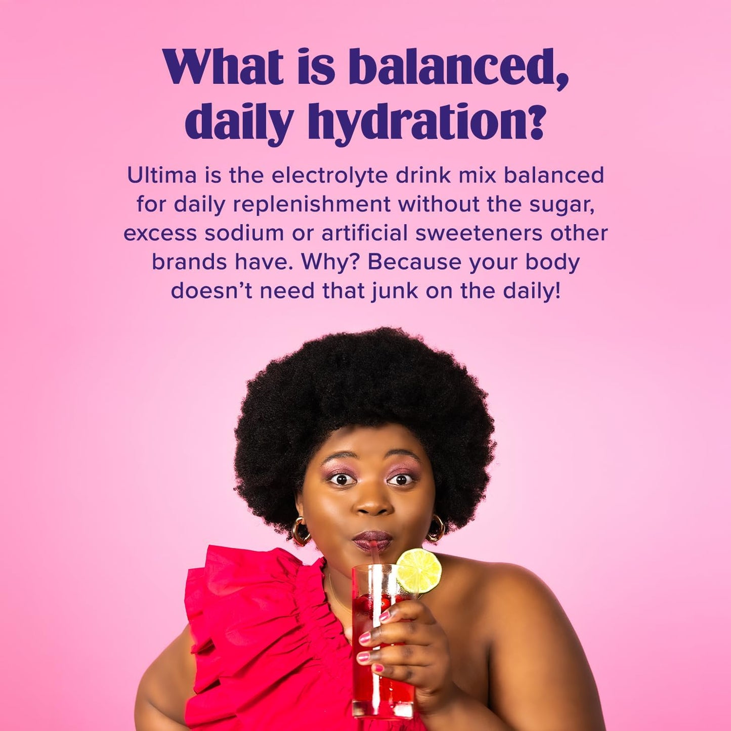 Pure Hydration, Zero Guilt: Ultima Replenisher Daily Electrolytes