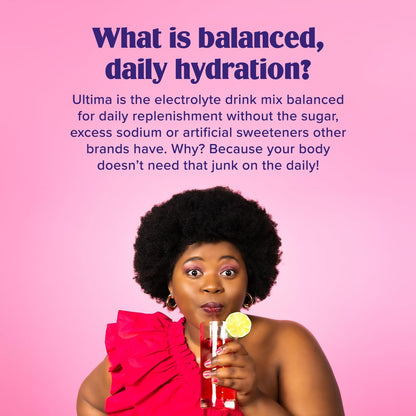 Pure Hydration, Zero Guilt: Ultima Replenisher Daily Electrolytes