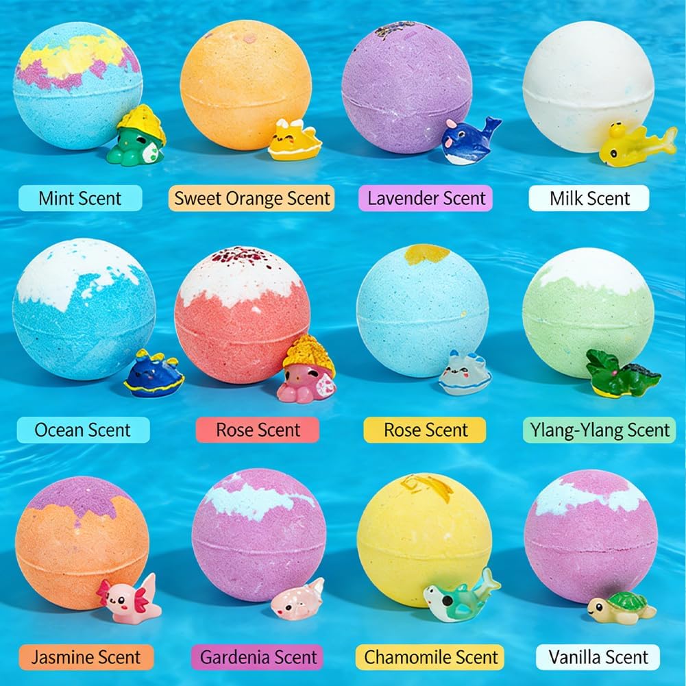 Fizzy Fun, Hidden Surprises: Premium Kids' Bath Bombs