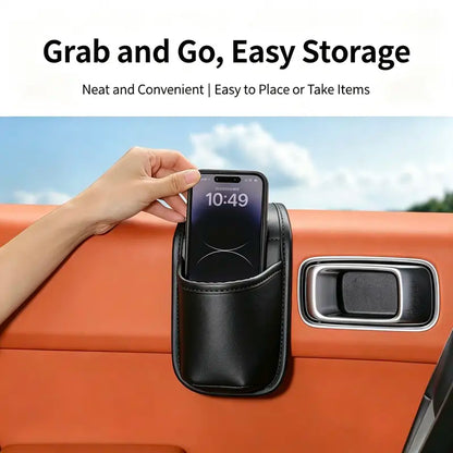 Car Door Hanging Cup Holder & Storage Pocket