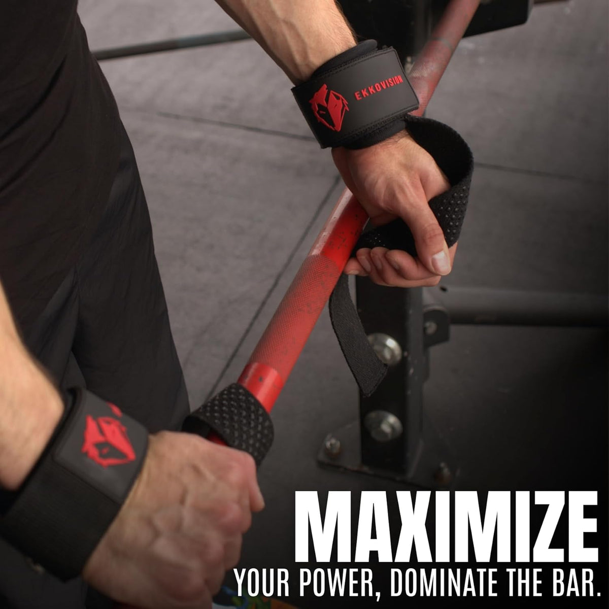 Pro Weightlifting Straps with Padded Wrist Support | 2 Pairs per Set