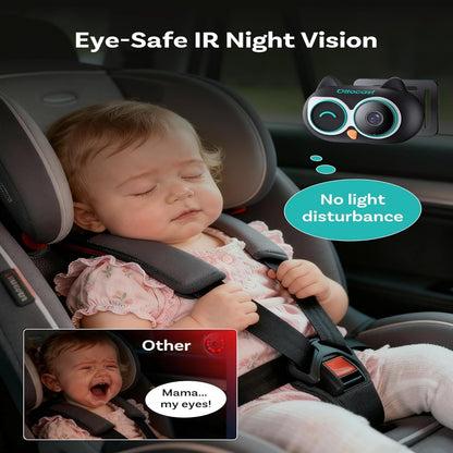Wireless CarPlay Adapter & 1080P HD Baby Car Camera