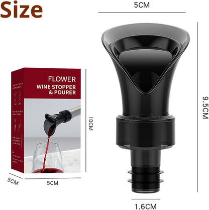 Smooth Pour, Instant Aeration & Zero-Drip Wine Stopper