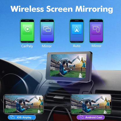 2025 Upgraded Wireless CarPlay Screen for Andriod & Iphone
